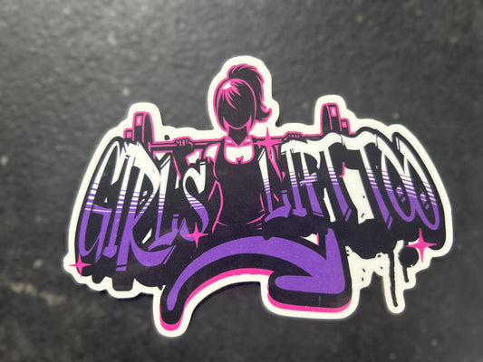 Girls Lift Too Sticker