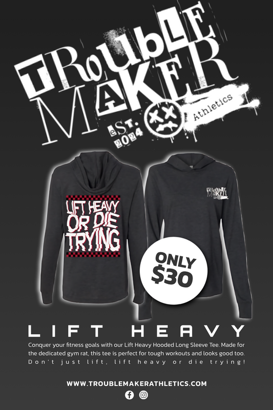 Lift Heavy Hooded Long Sleeve Tee